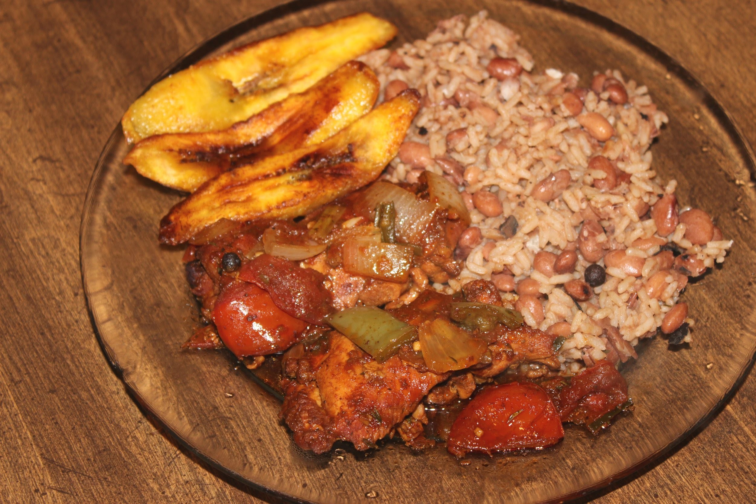 HOW - TO MAKE REAL JAMAICAN STEW CHICKEN , JAMAICAN RICE & PEAS WITH ...