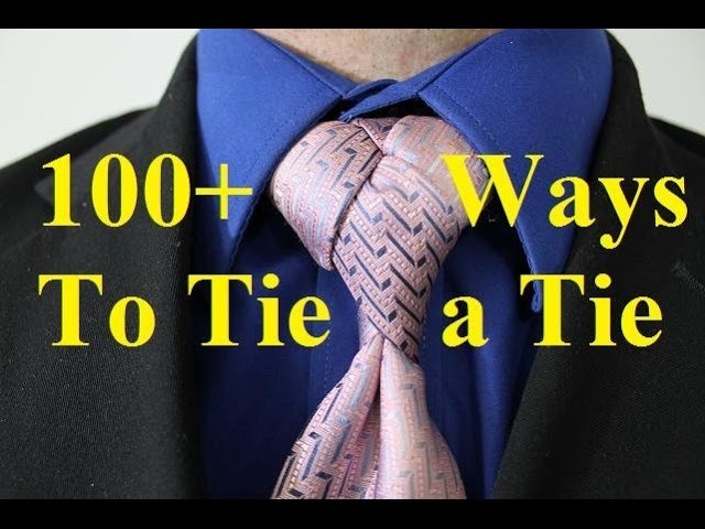 How To Tie a Tie Diamond Knot for your Necktie