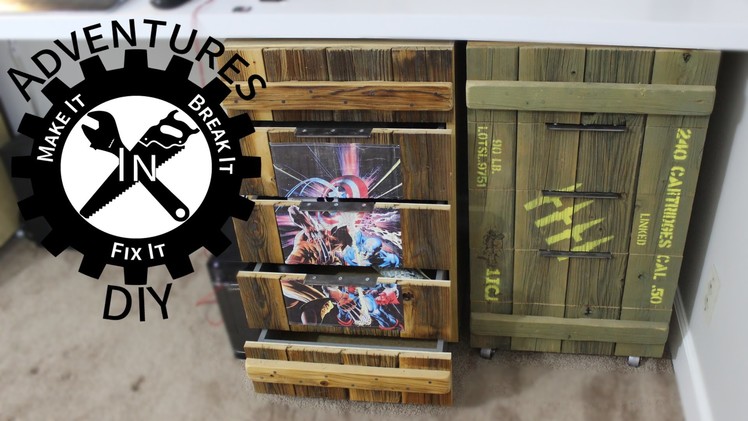 Make Ammo Box Drawer Fronts For A Cabinet