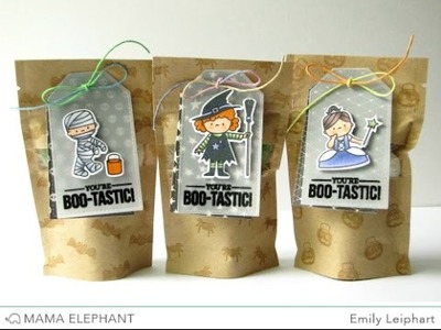 {Mama Elephant} Bootastic Treat Bag Tags