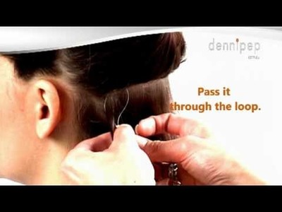 Micro ring loop hair extensions how to apply step-by-step instructions