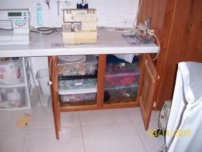 My Mom's and My Sewing Studios