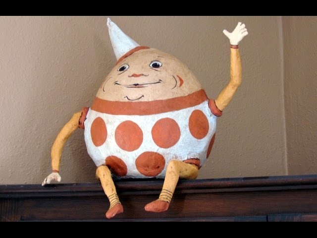 Paper Mache Egg - Humpty Dumpty