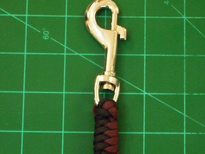 Paracord Weaver: How To - Attach Clasp To Snake Weave Leash