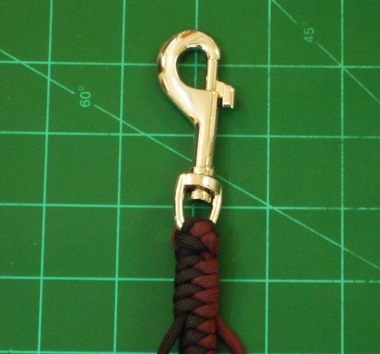 Paracord Weaver: How To - Attach Clasp To Snake Weave Leash