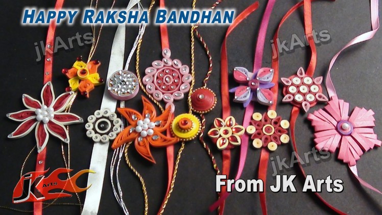 Pictures - Homemade Rakhi Idea for Raksha bandhan - JK Arts 003