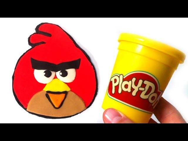 Play Doh How to make Angry Birds with play dough by Lababymusica