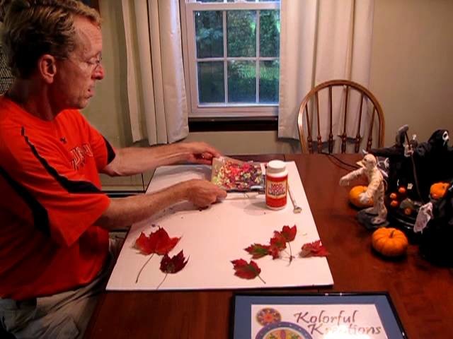 Preserving Fall leaves for Decorations  Episode #6