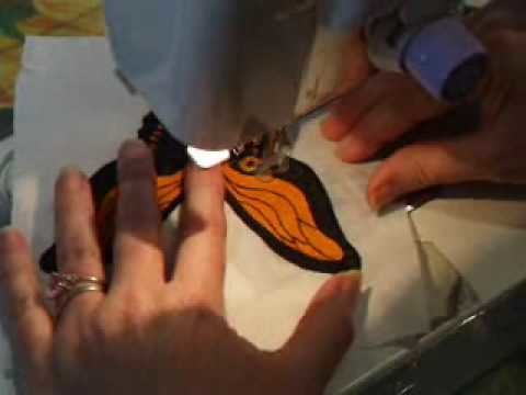 Quilting - butterfly stitching part 2