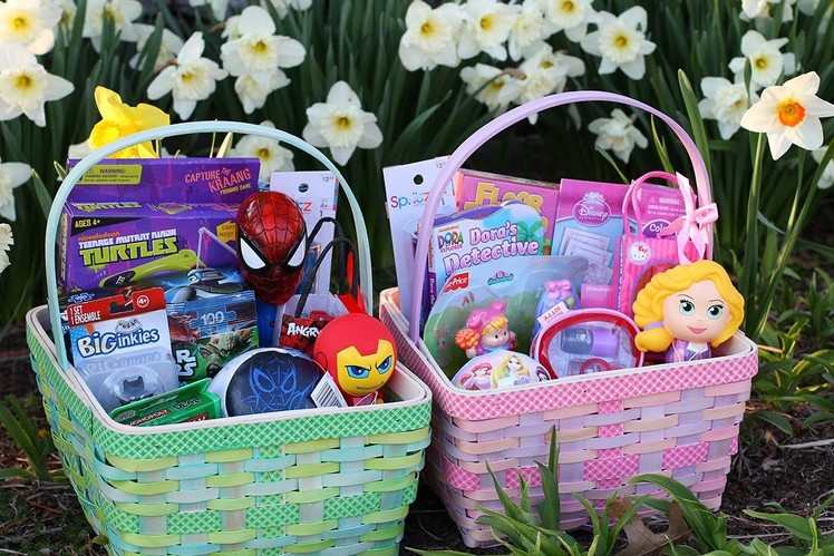 Shopping Target Clearance for Affordable Easter Baskets