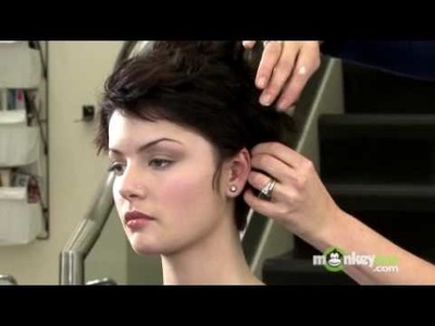 Short Hair Style - Formal Updo