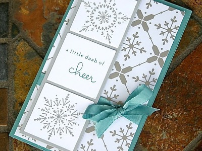 Stampin' Up Christmas Card using Endless Wishes & Many Merry Stars