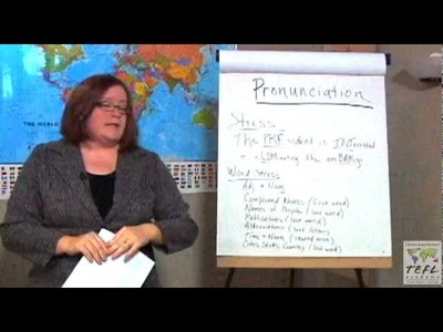 TEFL Class Instruction: How to Teach Pronunciation Skills in the ESL Classroom