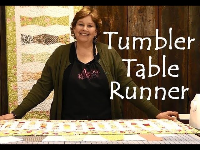Tumbler Table Runner - Easy Quilting Projects