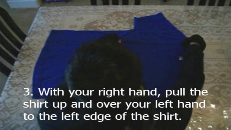 Tutorial: How to Fold a T-shirt in 5 Seconds (Ninja style)