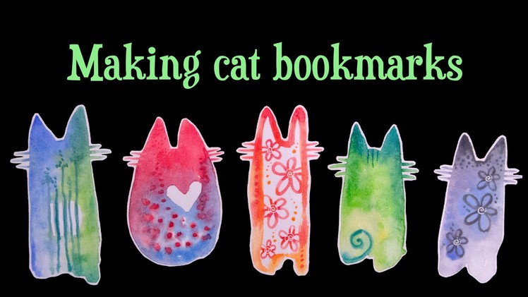 TUTORIAL: Laminated Cat Bookmarks