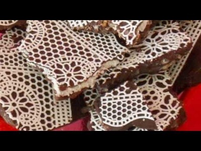 Using SugarVeil Lace on Chocolate