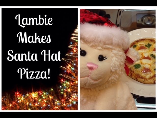 #416: Lambie Makes Santa Hat Pizza - LambCam