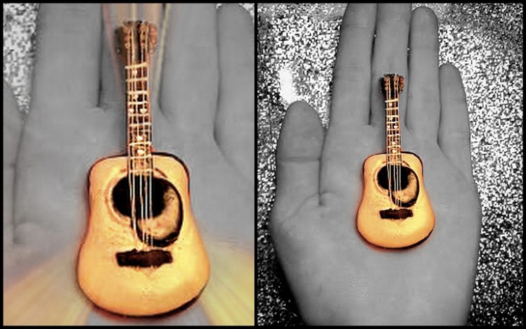 ACOUSTIC GUITAR - Polymer Clay Tutorial