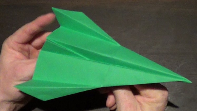 Awsome paper airplaneTutorial  - How to make a Slick Paper Airplane
