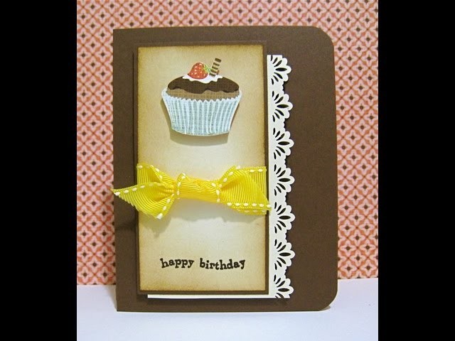 Birthday Cupcake card - Natalie's Creations