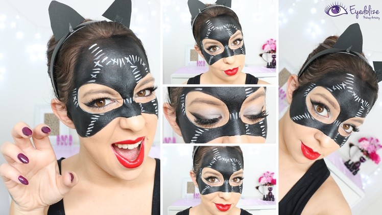 Catwoman Mask Makeup Tutorial by EyedolizeMakeup