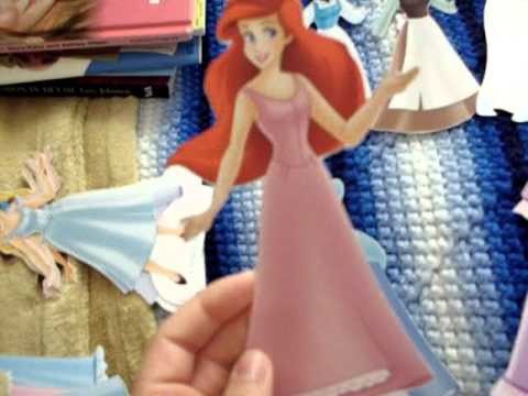 Disney princess paper dolls
