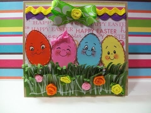Easter Eggs Family Card