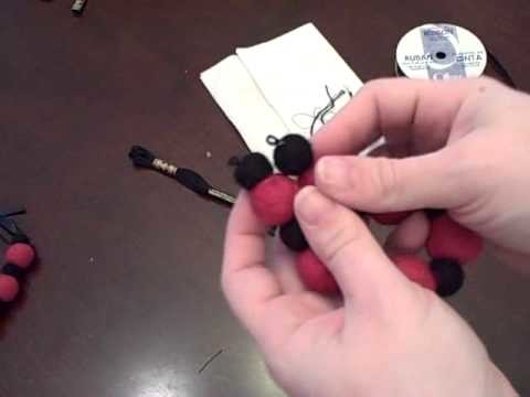 Felted Wool Ball Necklace Tutorial