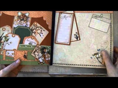 G45 place in time yearbook memory album and desk top box - tutorial