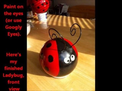 GARDEN PROJECT: A Tutorial on How to Make Ladybug Bowling Balls