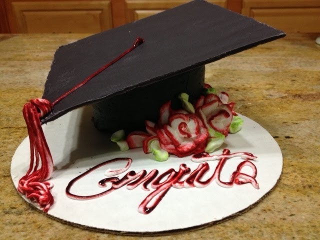 Graduation Cap Cake- How To-Cake Decorating