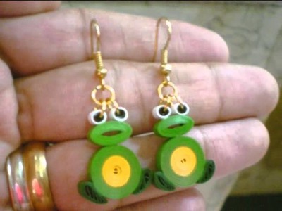 HANDMADE PAPER QUILLING EARRINGS, JEWELLERY FOR WOMEN AND GIRLS OF ALL AGES