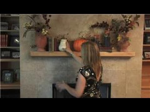Home Decorating  : How to Decorate a Fireplace Mantle for Fall
