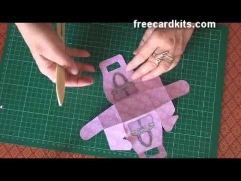 How to assemble a paper handbag box kit tutorial