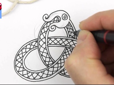 How to draw Celtic Snake Knots