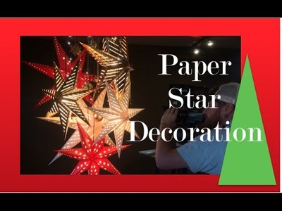 How to make a Christmas Star Chandelier - Christmas Decorations