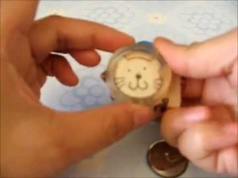 How to make a covered button hair clip