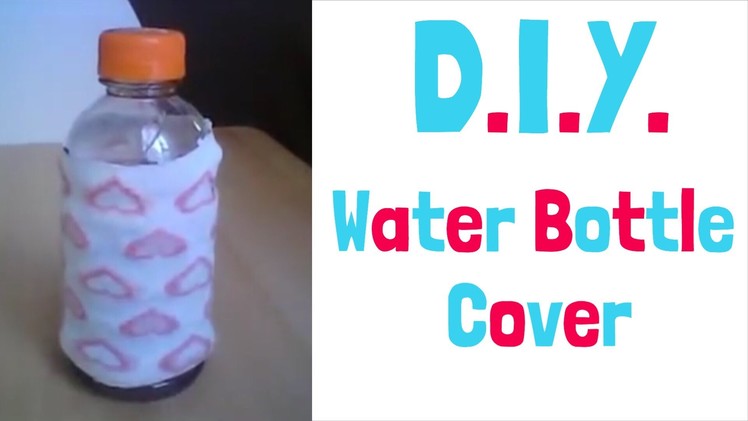 How to make a water bottle cover! ☔️ | Funda para una Botella de Agua