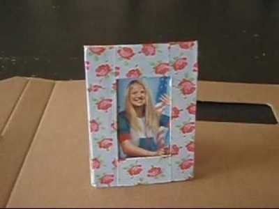 How to make an american girl doll size picture frame.