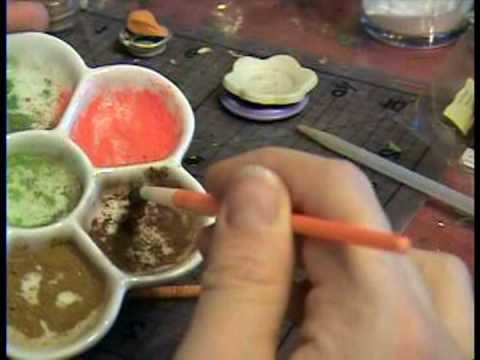 How to Make Carrots from Polymer Clay for miniature dollhouse.  By Garden of Imagination