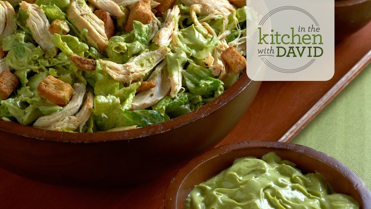 How To Make Chicken Caesar Salad with Avocado Dressing