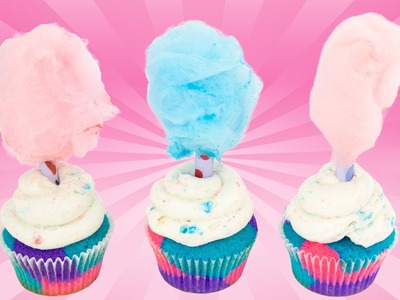 How to Make Cotton Candy Cupcakes from Cookies Cupcakes and Cardio