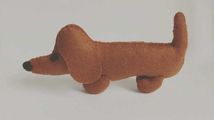 How To Sew A Dachshund Puppy Plushie Tutorial