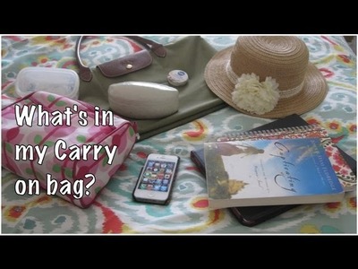 Jump Start June: What's In My Carry On Bag?