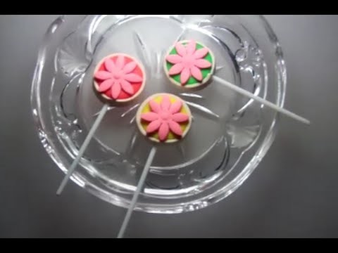 Making of a Flower Lollipops