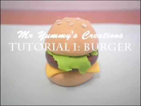 Mr Yummy's Polymer Clay Tutorials 1- Cheese Burger