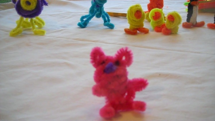 Pipe Cleaner Teddy Bear - cute!!