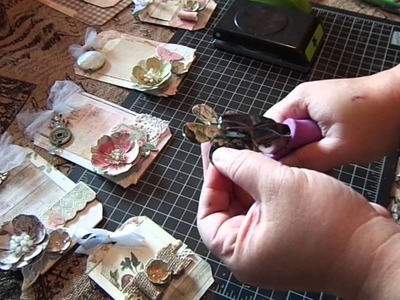 Pocket Tag w. Tag and Paper Flower Tutorial