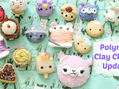 Polymer Clay Charm Update #32  || funkypinkgal